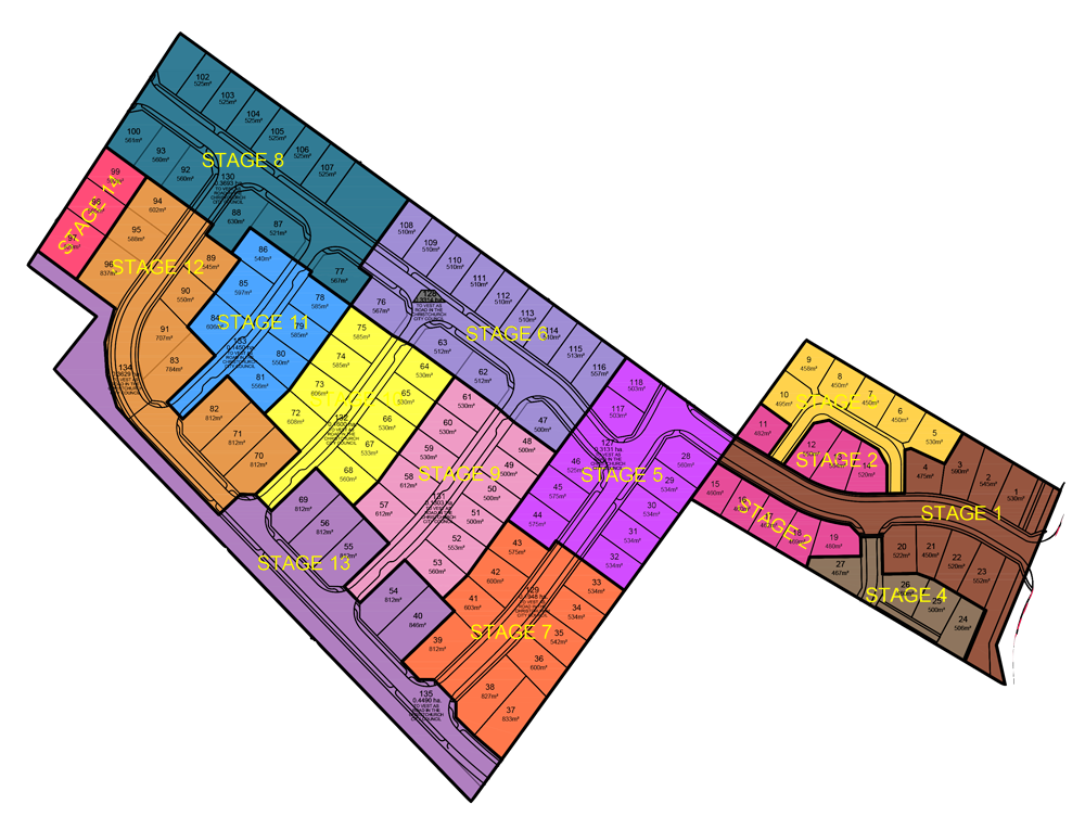 Awatea Park Stie Map